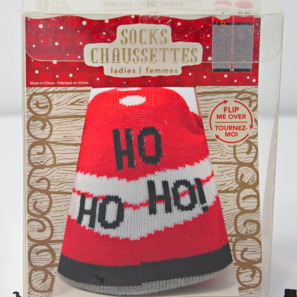 Christmas Socks Chaussettes Ladies - Picture 2 of 2